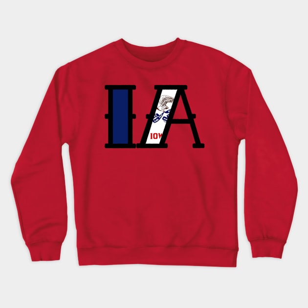 Iowa Crewneck Sweatshirt by kmtnewsmans